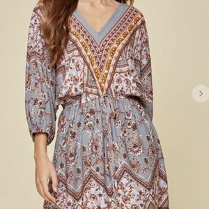 ANDREE FEELING FLIRTY FLORAL DRESS (SMALL)